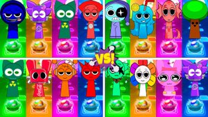 ВСЕ СПРУНКИ МЕГАМИКС 57-60 уровни - Мультики про Спрунке | МУЛЬТФИЛЬМЫ SPRUNKI в Tiles Hop