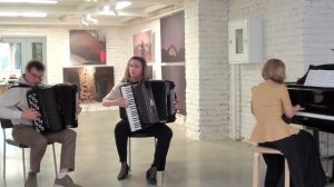 А. Вивальди - Лето (Гроза) из ц-ла Времена года  - Илона Савина (аккордеон), Никита Украинский (баян
