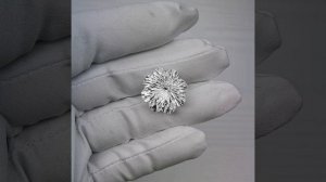 Горный хрусталь, цветок 20 мм