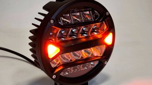 DСветодиодная фара 90W - Ближнего света, D0190DE, 8100Lm, 5700К (Светодиоды Osram OSLON)