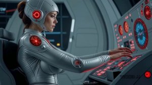 Milky Way Galaxy - Cosmic Girls Fantasy 1950s Wicked AI Sci-Fi Panavision