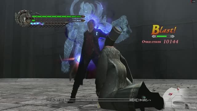 Devil May Cry 4 Special Edition Неро #11 Прохождение Девятый круг (Бой с Санктусом)