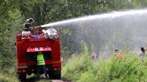 Самый быстрый на пожарном автомобиле