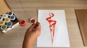 Рисование ниткой