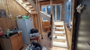 переделал лестницу