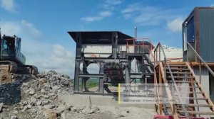 Модульная мобильная дробильная установка для гранита производительностью 200 тч в России