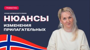 Нюансы изменения прилагательных в норвежском языке