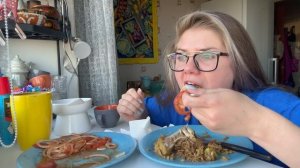 МУКБАНГ ПЛОВ ПРО РОДНОЙ ДОМ РАСПЛАКАЛАСЬ Я
