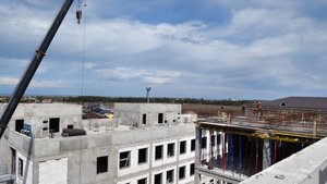 Строительство новой поликлиники.