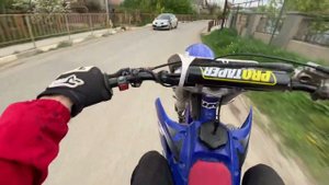 Выезд в первый раз на бешеной тяге Yamaha YZ250 2T, ЗВЕРЬ!