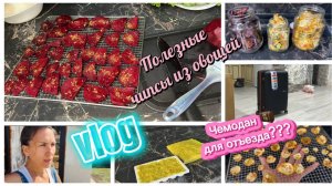 Полезные и вкусные чипсы из овощей. Купила чемодан