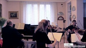 Бах Концерт №1 для клавира и струнных BWV 1052 Михаил Аркадьев фортепиано New Russian Quartet
