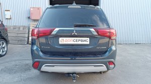 Фаркоп на Mitsubishi Outlander 3, легкосъёмный шар под квадрат.