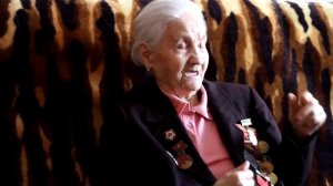 Участник Великой Отечественной войны Подзолкова Татьяна Стефановна