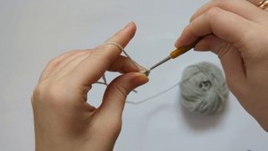 Урок 2. Кольцо амигуруми. Столбик без накида