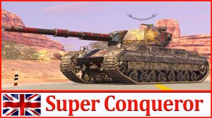 Super Conqueror. Первые 100 боёв. Пабгер в Tanks Blitz