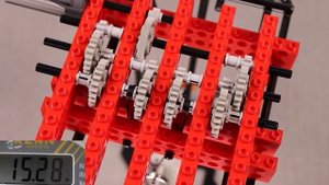 Тестирование систем Lego для подъема.