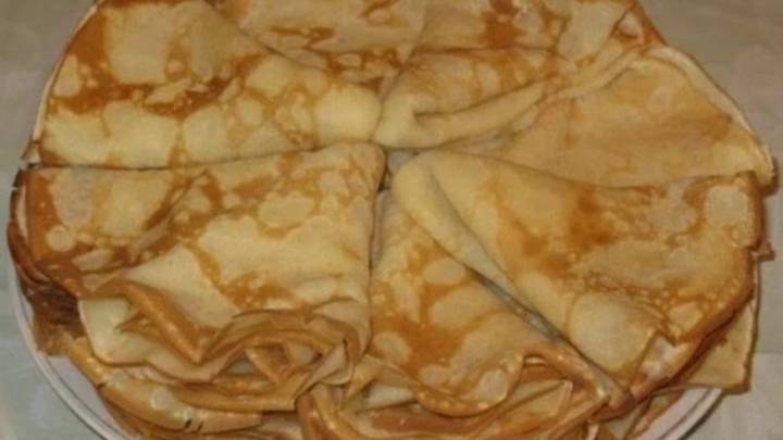 Блины на воде: рецепт приготовления пошагово