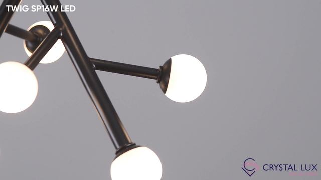 ПОДВЕСНОЙ СВЕТИЛЬНИК | TWIG SP16W LED | CRYSTAL LUX | НОВИНКА 2025-2026 смотреть онлайн