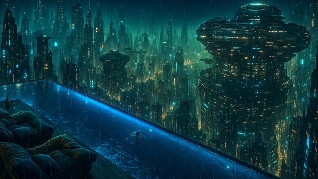 Rain & Chill ｜ Blade Runner 2049 Ambience ｜ Cyberpunk Ambient Music