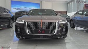 Китайские авто HONGQI H9 представительский седан обзор автомобиля