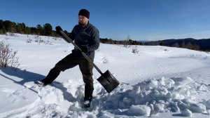 Уехал в Горы.Добываю Воду, Заготавливаю Дрова.Готовлю на Печи.