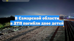 В Самарской области в ДТП погибли двое детей