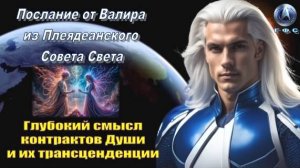 ✨ Послание от Валира из Плеяд: Глубокий смысл контрактов Души и их трансценденции