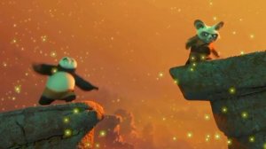 Эдит с кунг фу пандой.