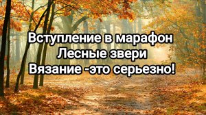 Приглашаю в марафон по вязанию игрушек! Лесные звери! Вязание -это серьезно!