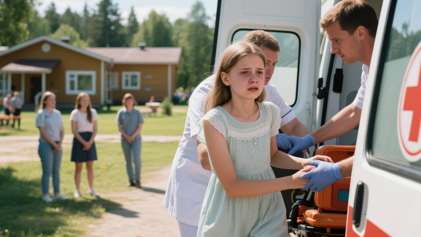 Алкогольная интоксикация 15-летней девочки в детском лагере Калининградской обл смотреть онлайн