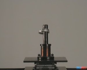 Физика. Опыты. Индукционный ток в кольце