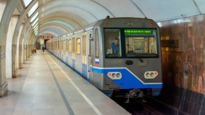 Поездка по Калининской линии на составе 81-760 "Ока" (19.12.2024) №37028