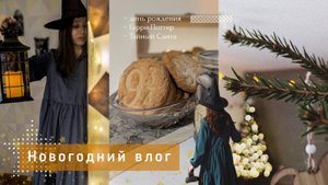 Новогодний влог: день рождения в стиле Гарри Поттера, обмен подарками, готовые работы