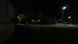 Сальск, перекрёсток Севастопольская - Ленина, ночь