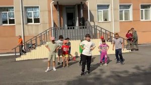 Лагерь - 2025. Танец 1 отряда