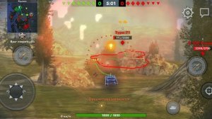 World of Tanks Blitz, старый добрый Foch 155, хорошо поработали 3700😀