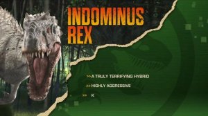 профили динозавров т.рекс и ИНДОМИНУС рекс