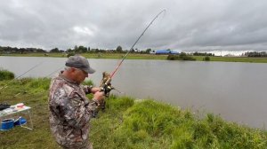 Поимка карпа !!!