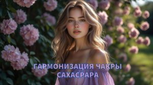 ГАРМОНИЗАЦИЯ ЧАКРЫ САХАСРАРА / ДУХОВНОСТЬ, ЯСНОЗНАНИЕ, ПРОСВЕТЛЕНИЕ, СВЯЗЬ С ВЫСШИМИ СИЛАМИ, ПОКОЙ