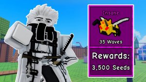 ЧТО ПРОИСХОДИТ НА СЛОЖНОСТИ *INSANE* НА НОВОЙ КАРТЕ В GARDEN TOWER DEFENSE ROBLOX!