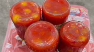 Помидоры в собственном соку на зиму / Вкусные помидоры в собственном соку без уксуса и стерилизации
