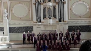 Санкт- Петербург. Государственная Академическая Капелла на Невском проспекте. Выступление хора