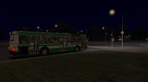 Поездка на Ikarus-415.14 по маршруту №943 по карте Москва Север 2.0