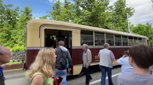 2K.People Love Old Trams. Moscow, Russia.