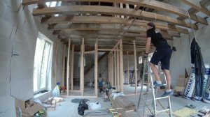 Дом из газоблока, своими руками. Проводка первый этаж.