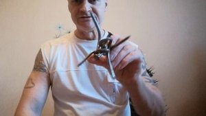 Новая фигура из двух узлов, гвозди 200. 6