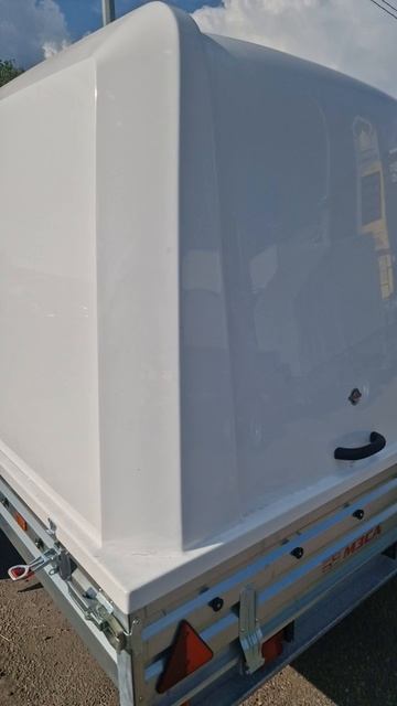 Легковой прицеп МЗСА 817717.022 с крышкой. 3.5х1.5х1.5м. Видео обзор Трейли. смотреть онлайн