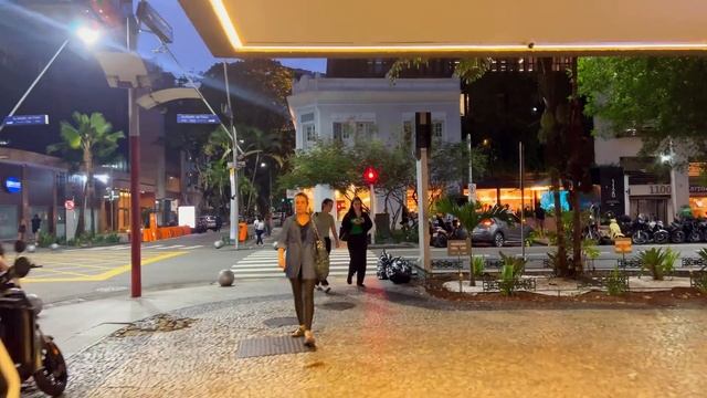 Восхитительная Вечерняя прогулка по улицам РИО-ДЕ-ЖАНЕЙРО! смотреть онлайн