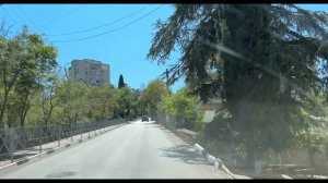 Ялта. От ост."Баня" по Ломоносова, Красноармейской, Суворовской ул. 16.08.2025. Крым. Crimea. Yalta.